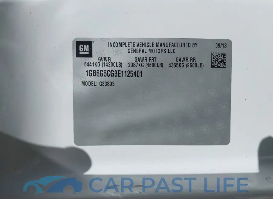 1GB6G5CG3E1125401# 8