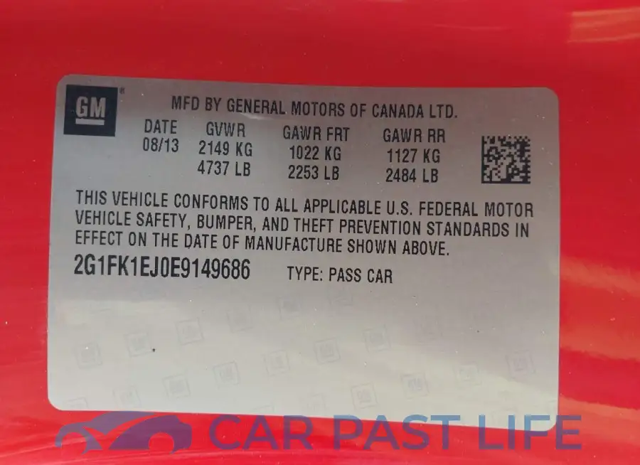 2G1FK1EJ0E9149686# 9