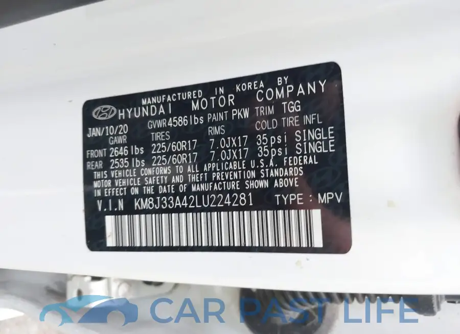 KM8J33A42LU224281# 9