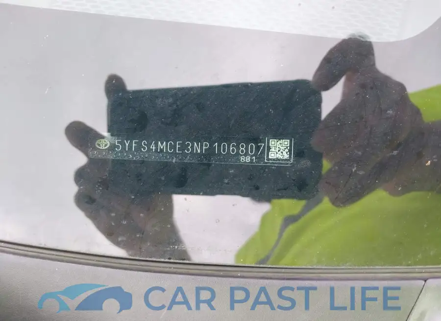 5YFS4MCE3NP106807# 9
