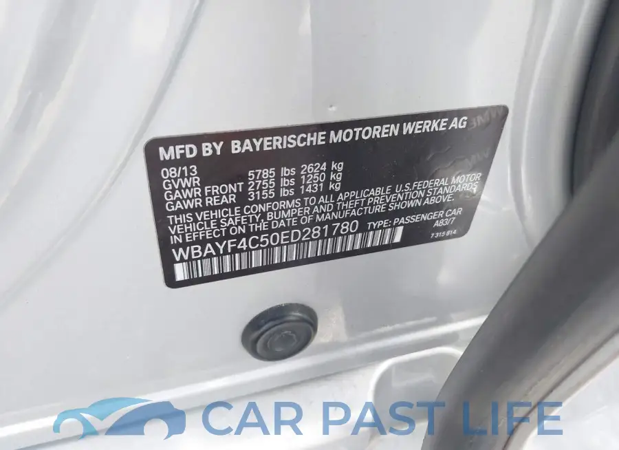 WBAYF4C50ED281780# 9