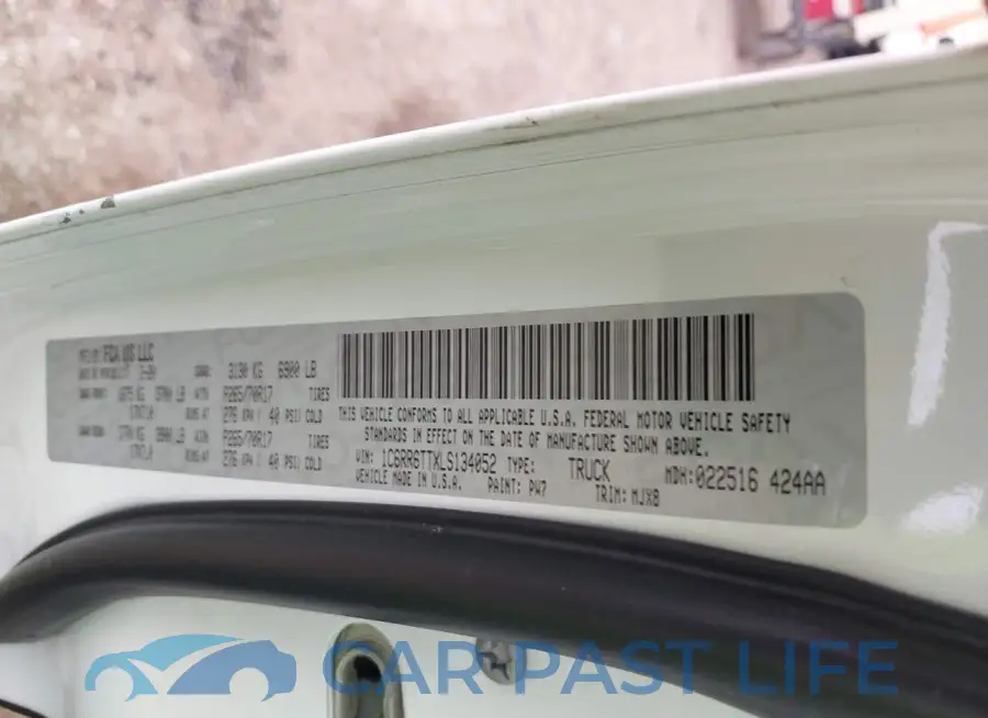 1C6RR6TTXLS134052# 9
