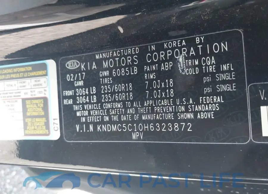 KNDMC5C10H6323872# 9