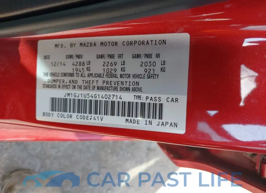JM1GJ1U54G1402714# 9