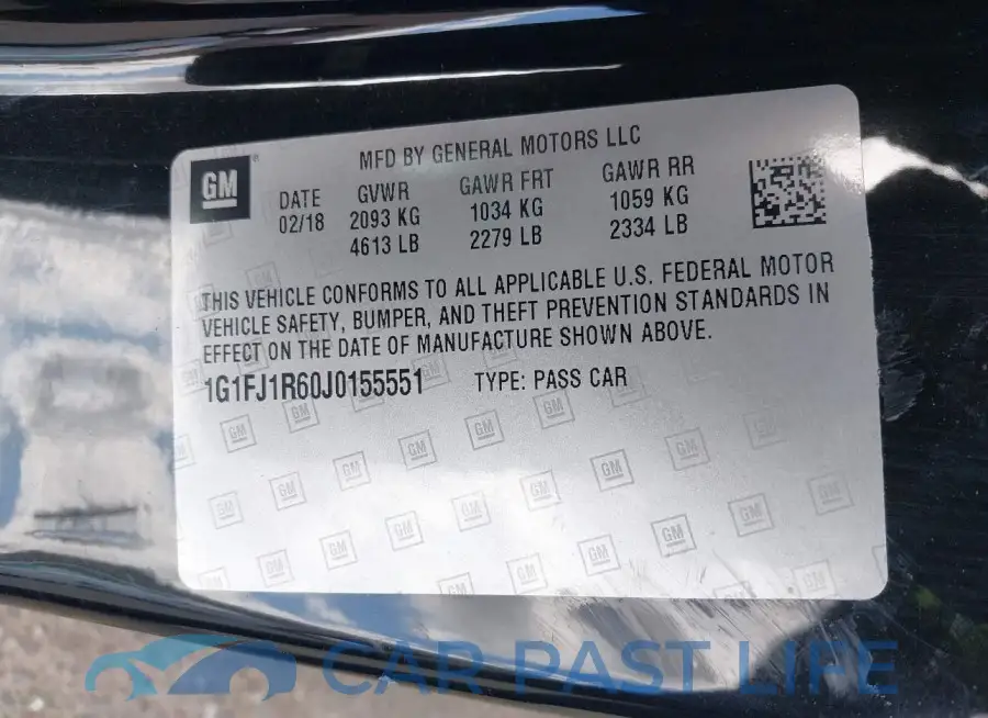 1G1FJ1R60J0155551# 9