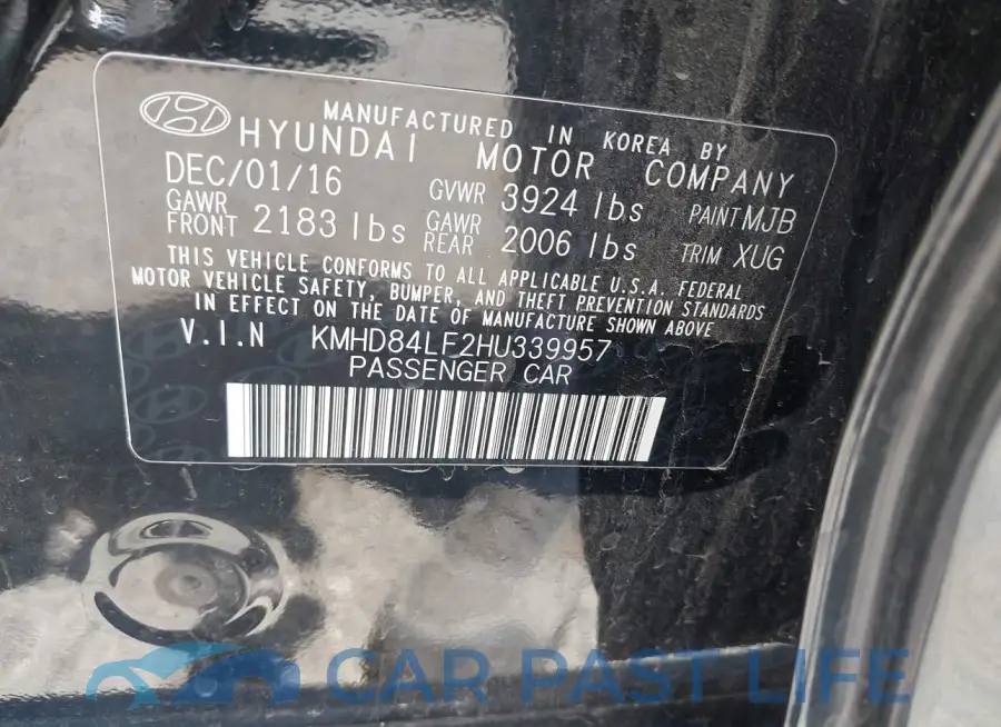 KMHD84LF2HU339957# 9
