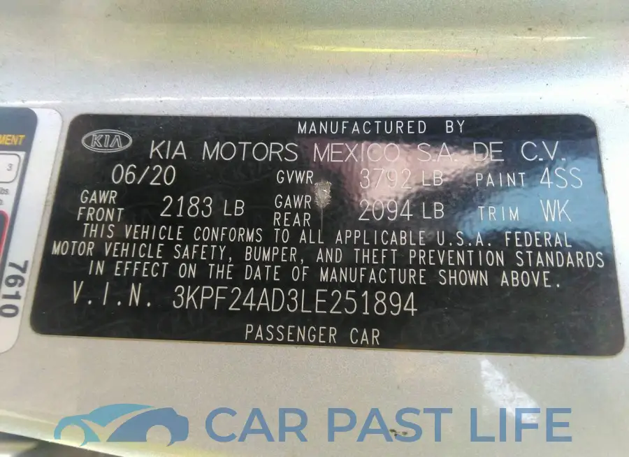 3KPF24AD3LE251894# 9