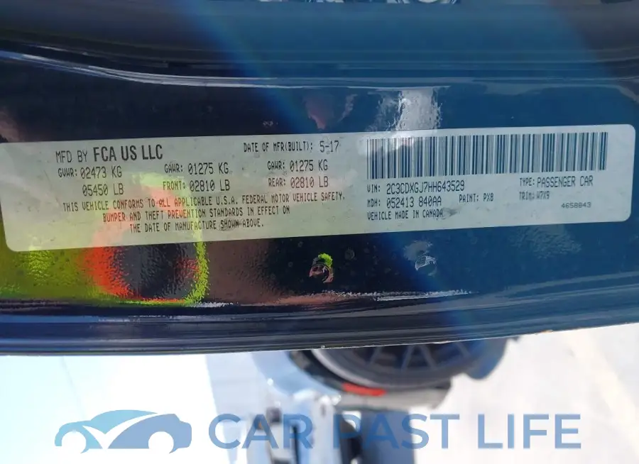 2C3CDXGJ7HH643529# 9