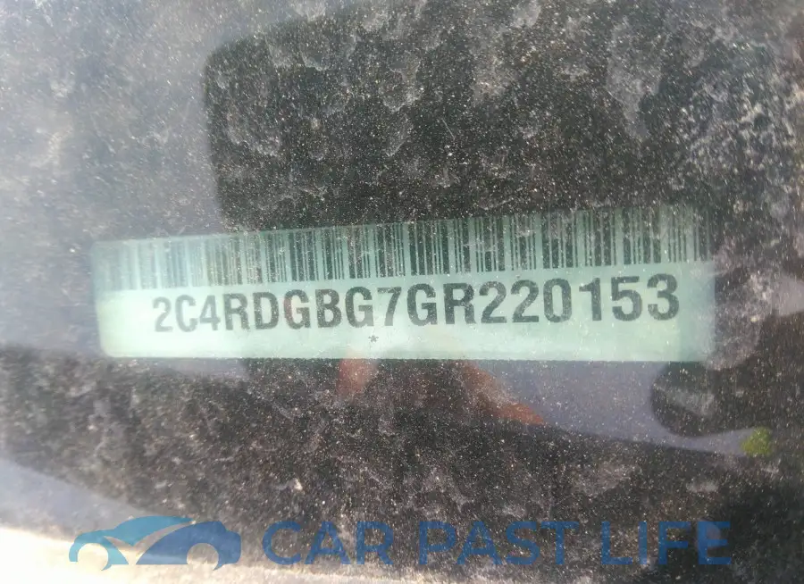 2C4RDGBG7GR220153# 9