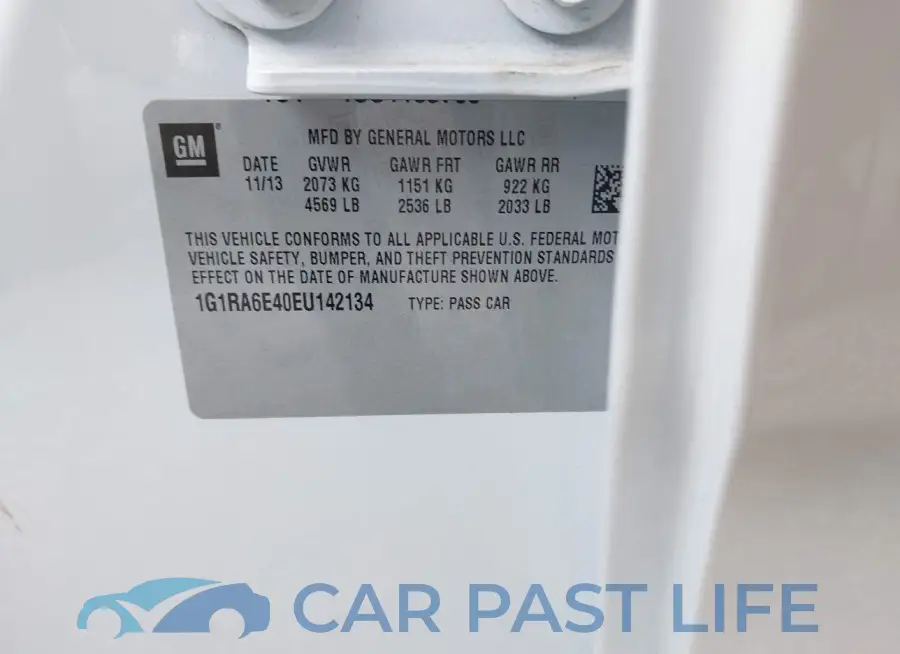 1G1RA6E40EU142134# 9