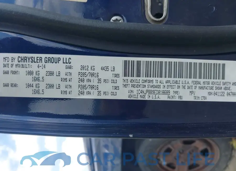 1C4NJPBB9ED818689# 9