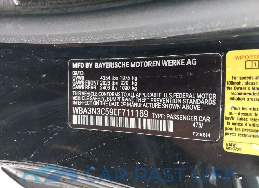 WBA3N3C59EF711169# 9