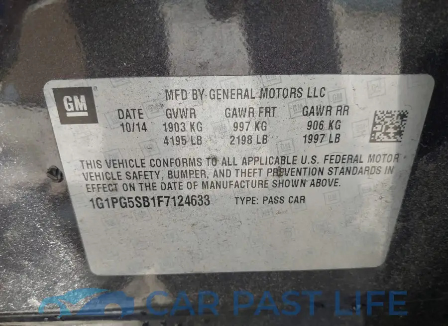 1G1PG5SB1F7124633# 9