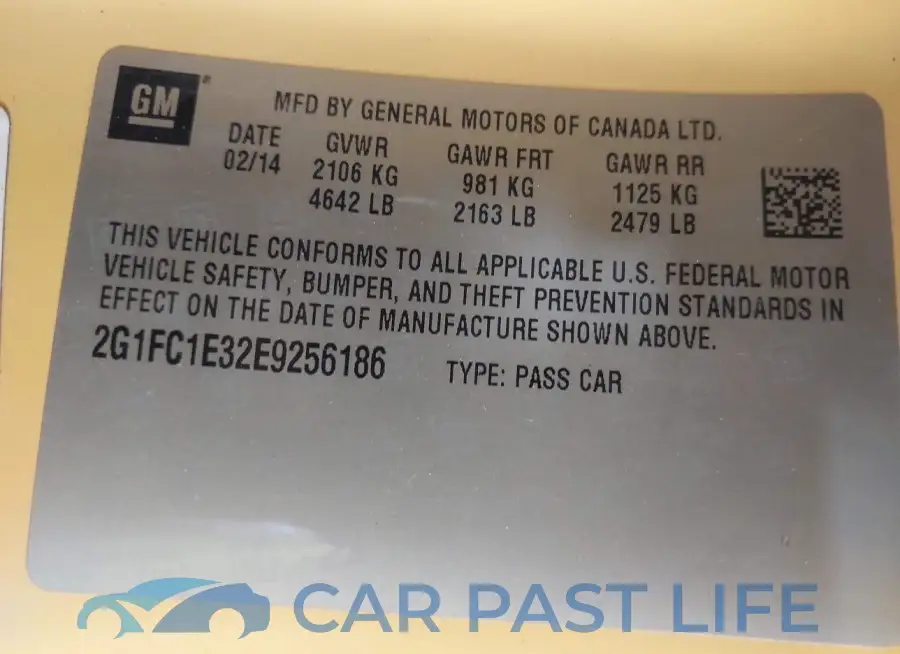 2G1FC1E32E9256186# 9