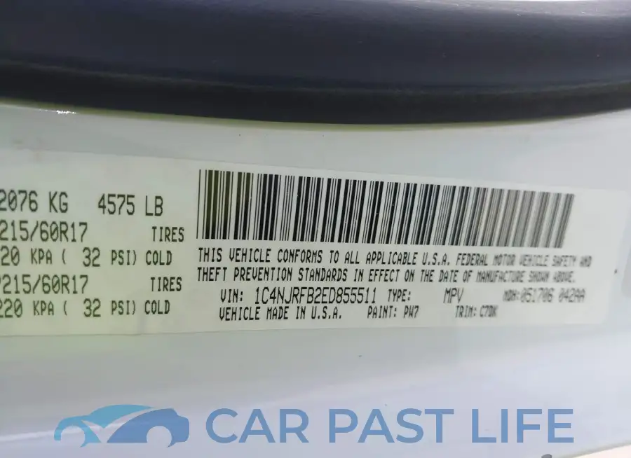 1C4NJRFB2ED855511# 9