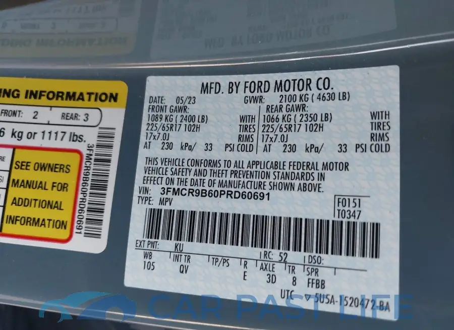 3FMCR9B60PRD60691# 9