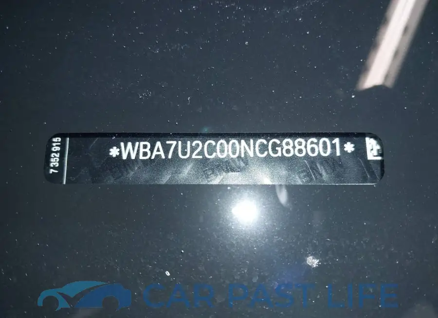 WBA7U2C00NCG88601# 9
