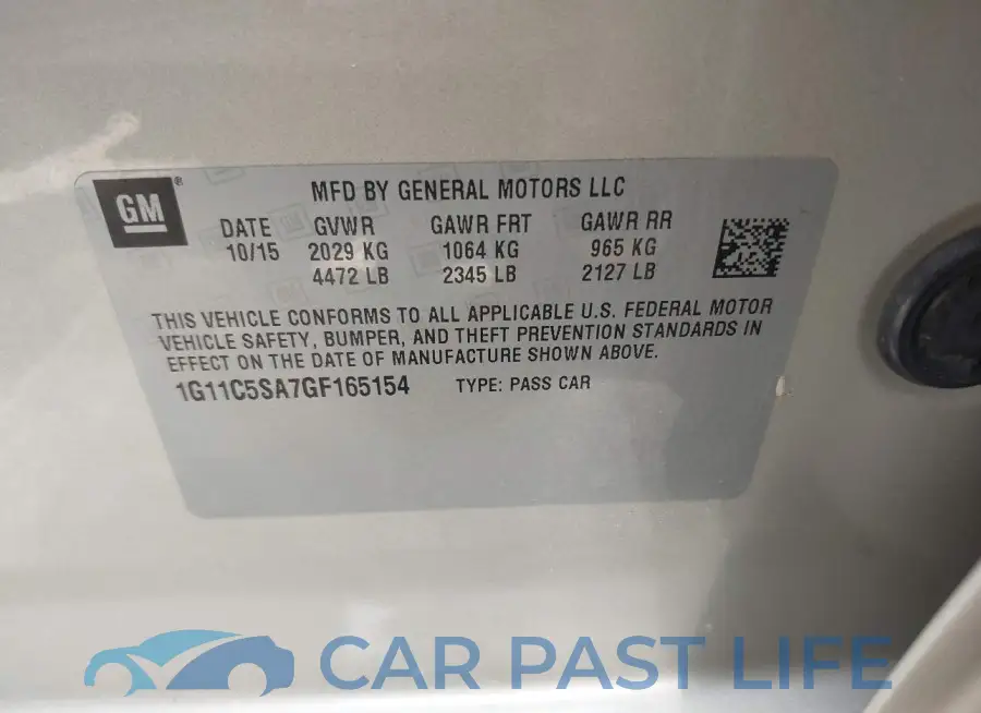 1G11C5SA7GF165154# 9