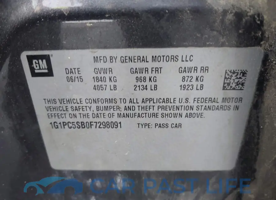 1G1PC5SB0F7298091# 9