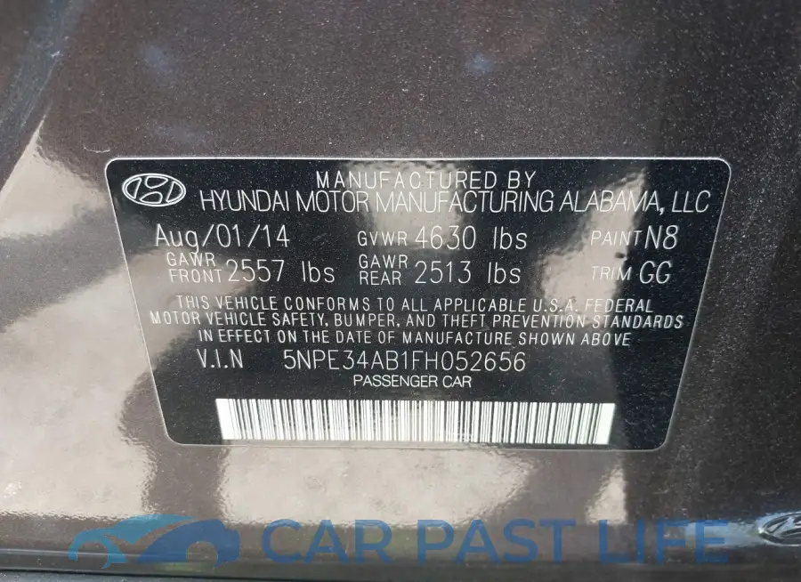 5NPE34AB1FH052656# 9