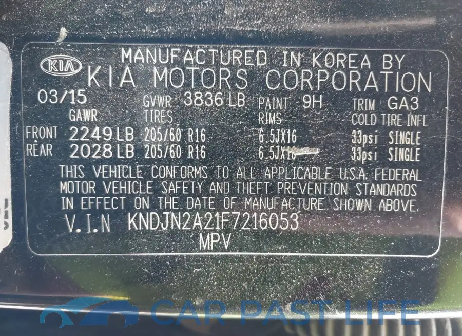KNDJN2A21F7216053# 9