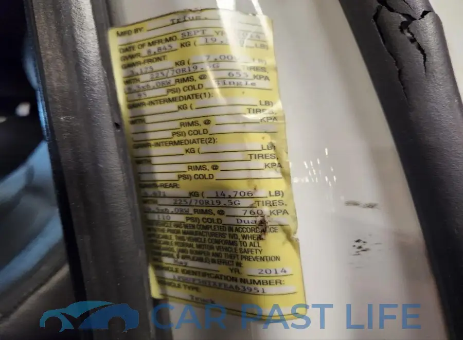 1FDUF5HTXFEA63951# 9