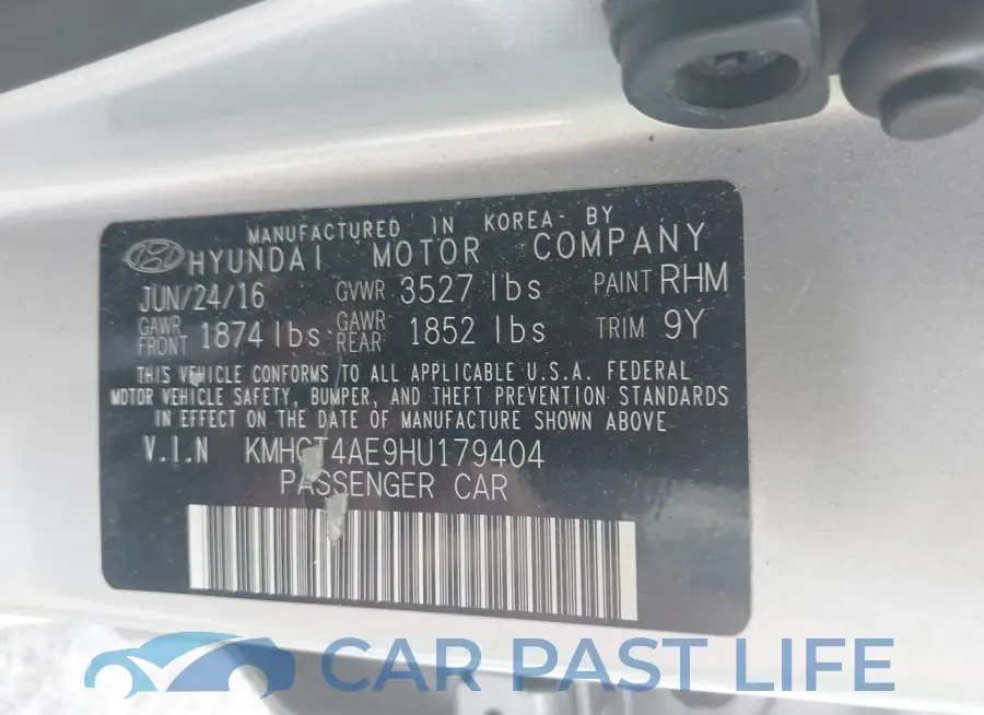 KMHCT4AE9HU179404# 9