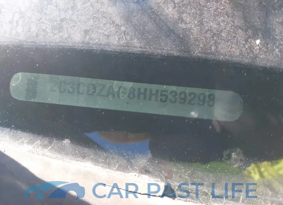 2C3CDZAG8HH539298# 9