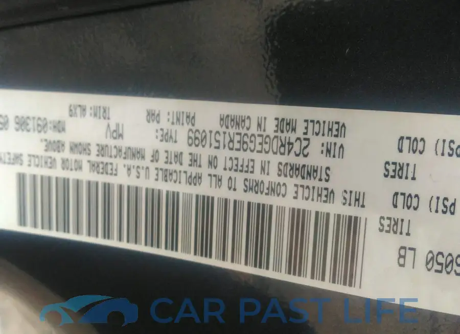 2C4RDGEG9ER151099# 9