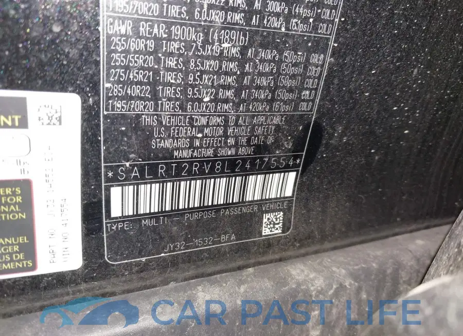 SALRT2RV8L2417554# 9