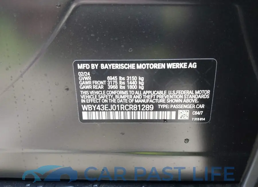 WBY43EJ01RCR81289# 9
