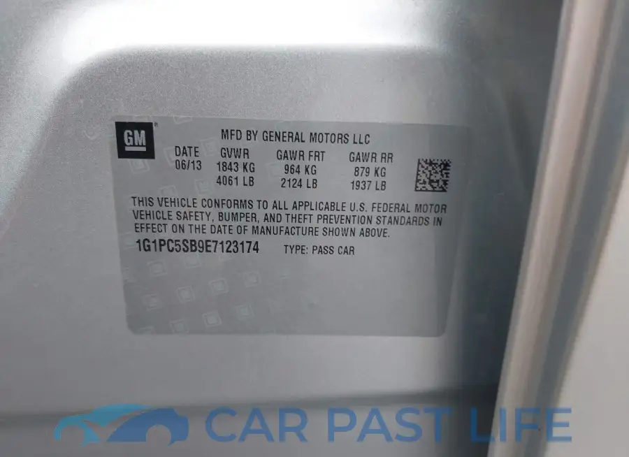 1G1PC5SB9E7123174# 9