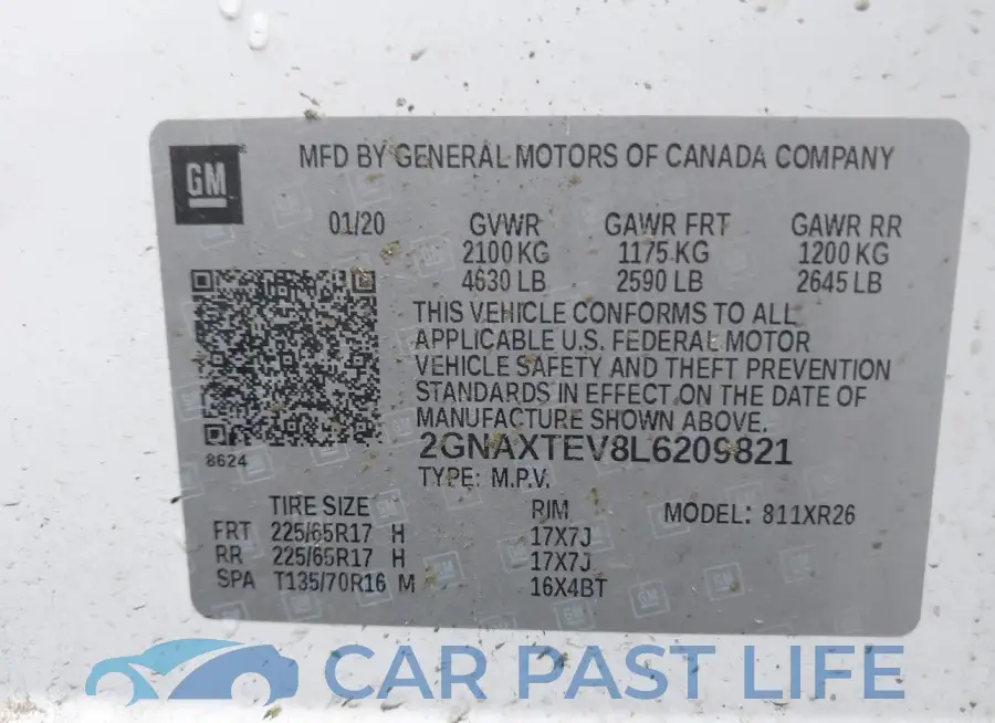 2GNAXTEV8L6209821# 9