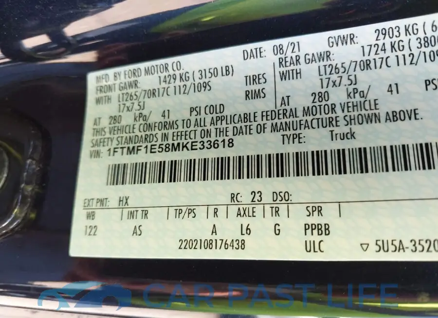 1FTMF1E58MKE33618# 9