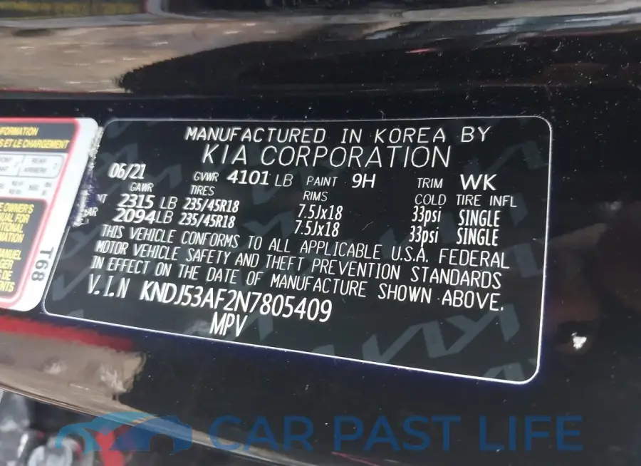 KNDJ53AF2N7805409# 9
