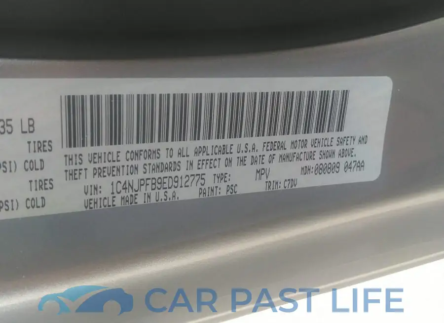 1C4NJPFB9ED912775# 9