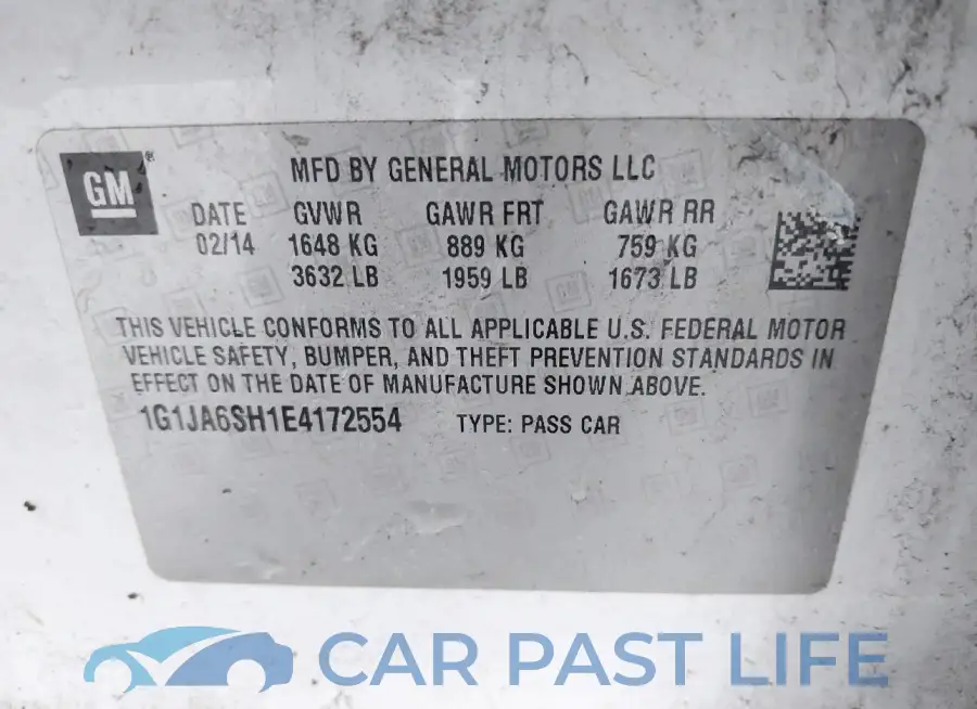 1G1JA6SH1E4172554# 9