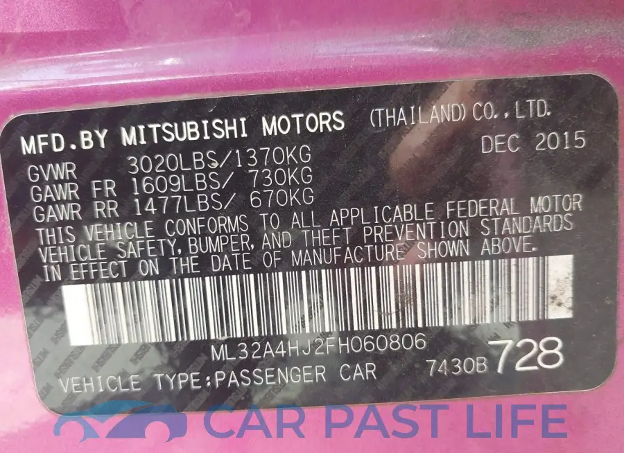 ML32A4HJ2FH060806# 9