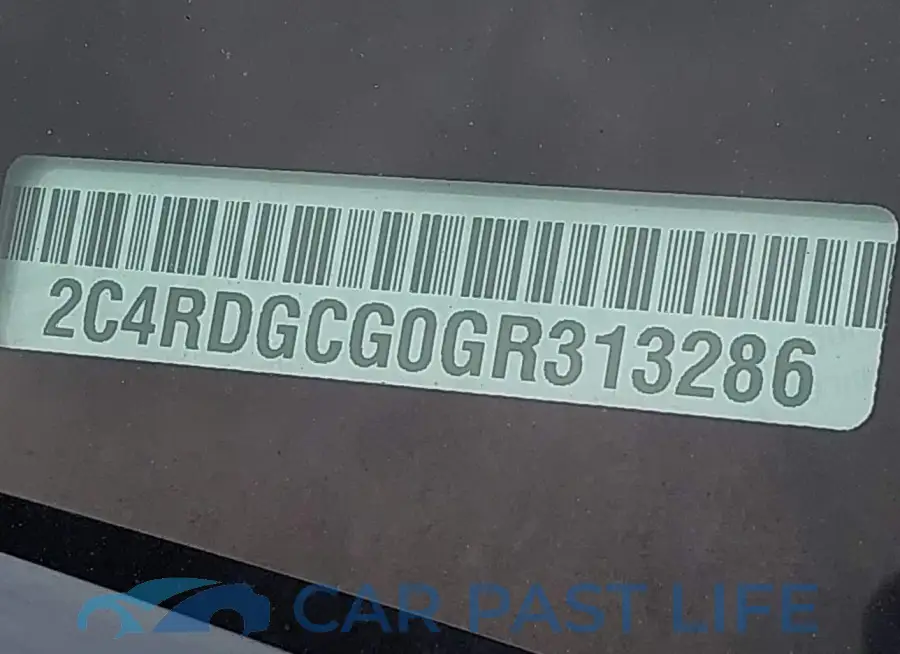 2C4RDGCG0GR313286# 9