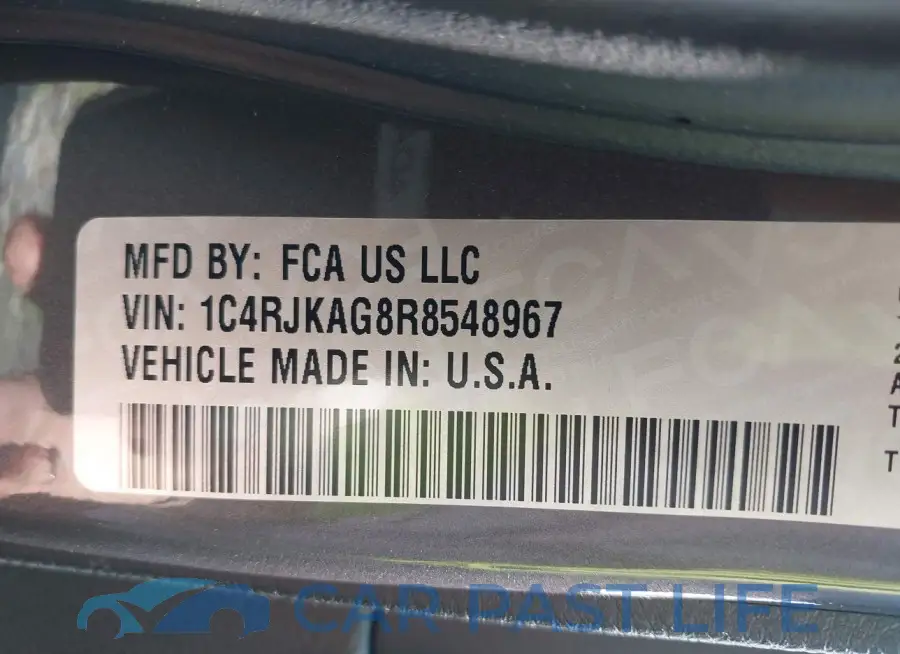 1C4RJKAG8R8548967# 9