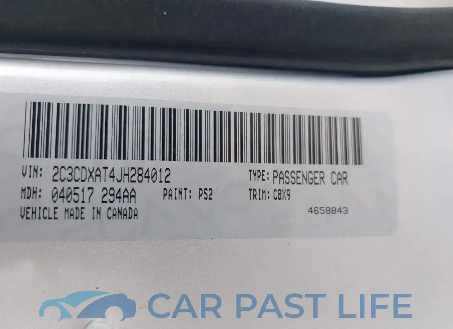 2C3CDXAT4JH284012# 9