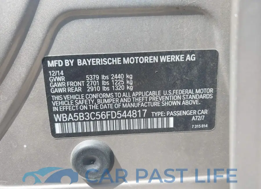 WBA5B3C56FD544817# 9