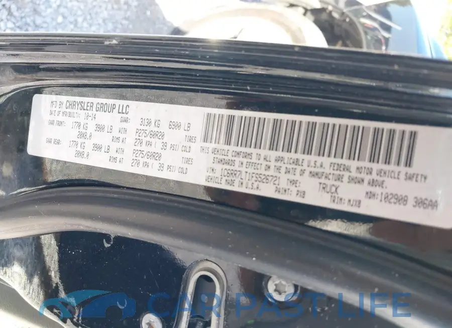 1C6RR7LT1FS526721# 9