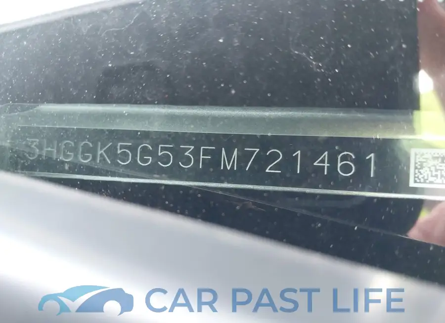 3HGGK5G53FM721461# 9