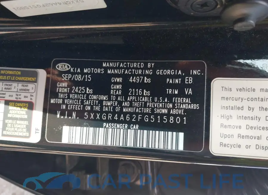 5XXGR4A62FG515801# 9