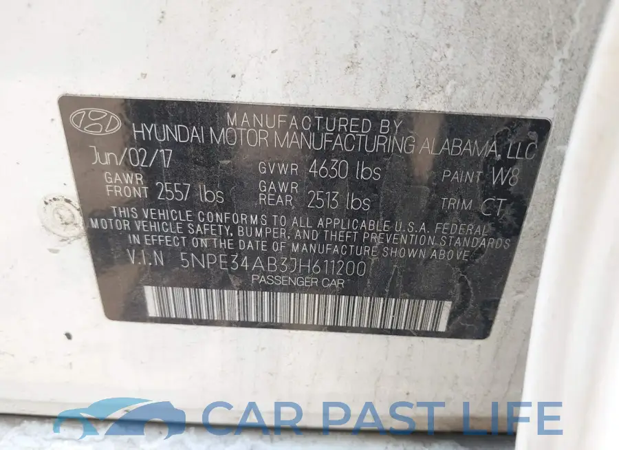 5NPE34AB3JH611200# 9