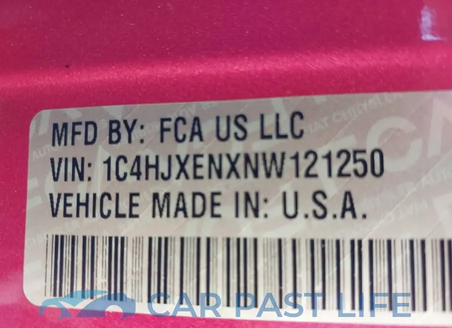 1C4HJXENXNW121250# 9