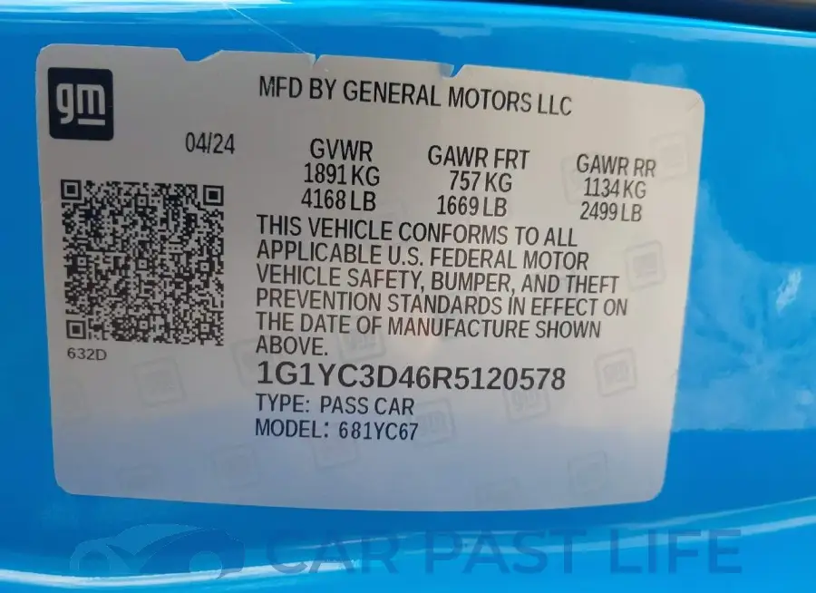 1G1YC3D46R5120578# 9