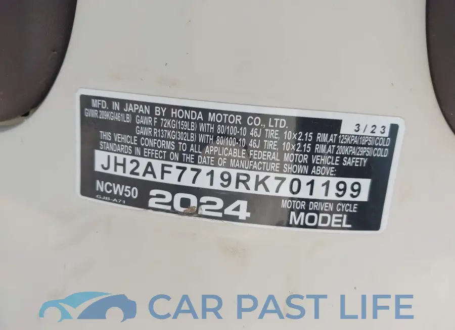 JH2AF7719RK701199# 10