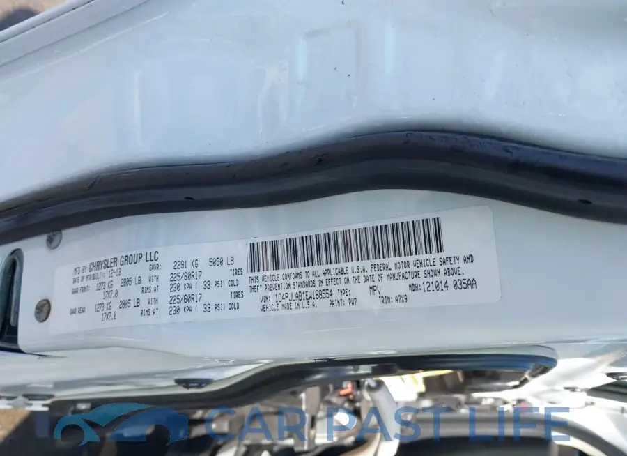 1C4PJLAB1EW168554# 9